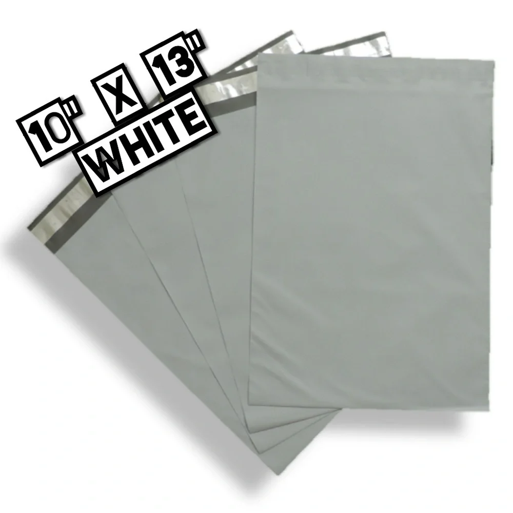 50 Poly Mailers 10x13 White